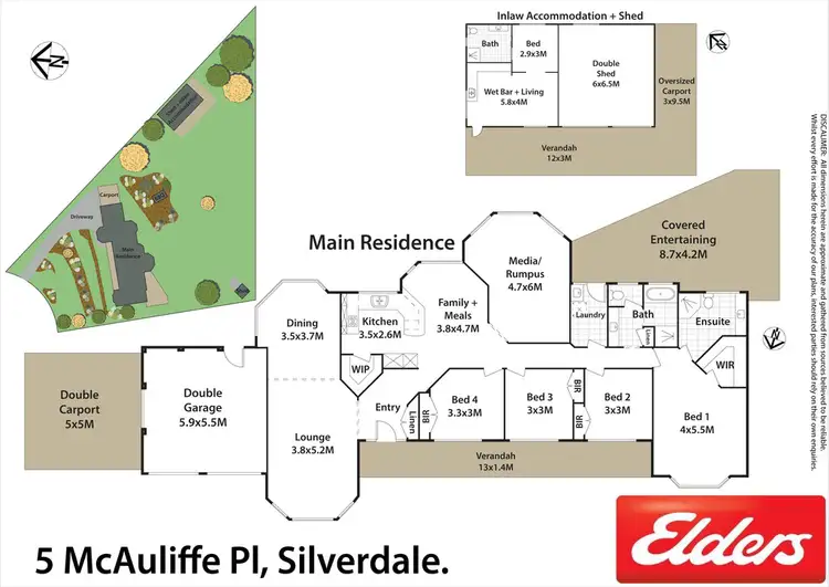 Floorplan of Homely house listing, 5 McAuliffe Place, Silverdale NSW 2752