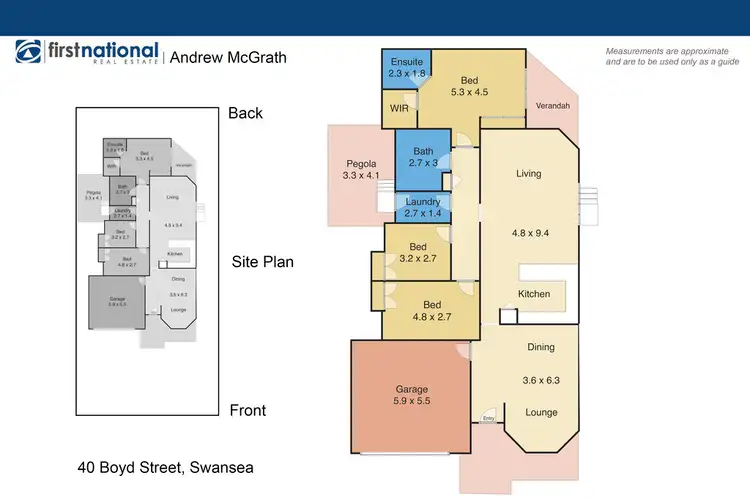 Floorplan of Homely house listing, 40 Boyd Street, Swansea NSW 2281