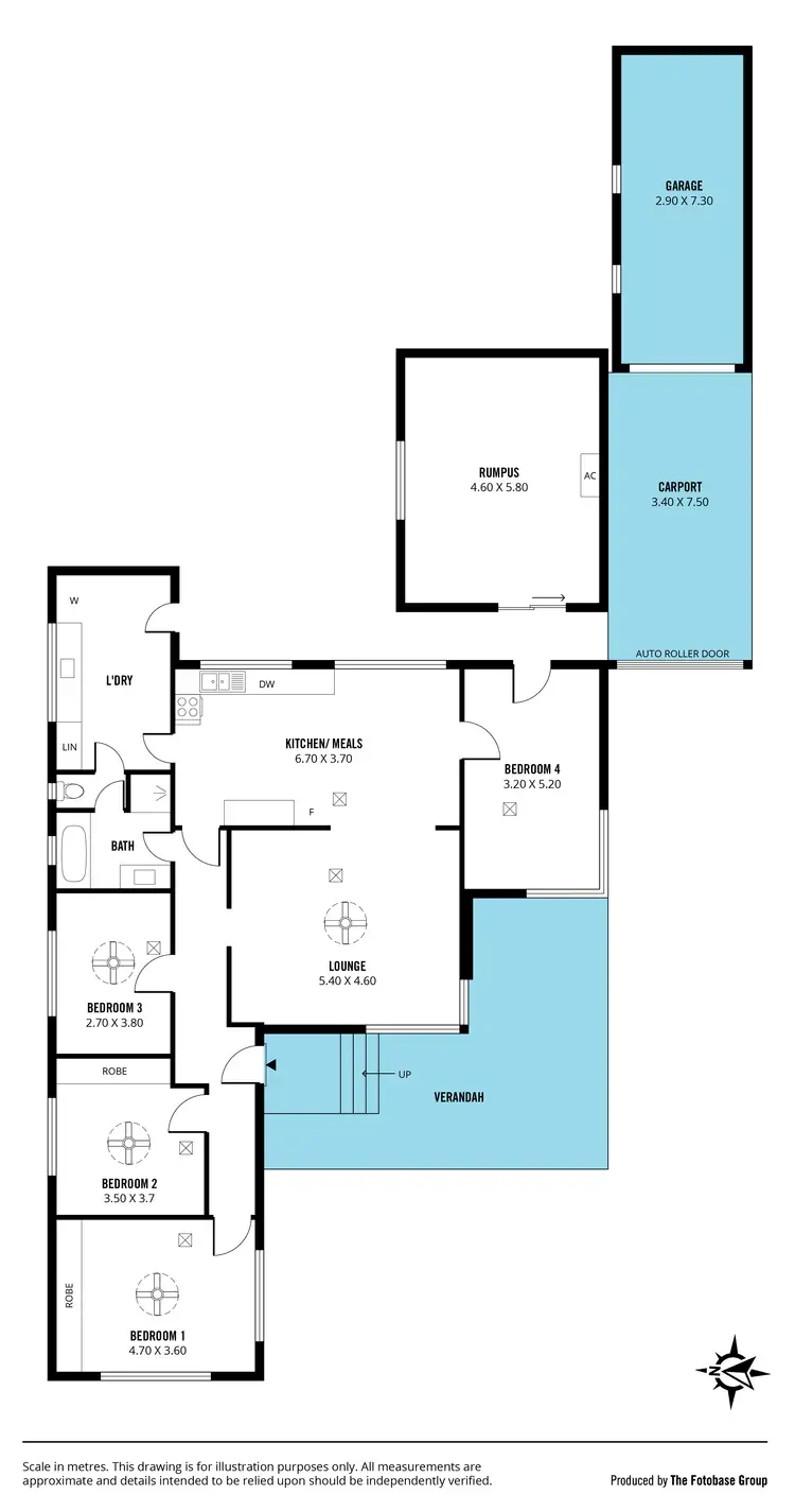 Floorplan of Homely house listing, 4 Taylor Terrace, Christies Beach SA 5165