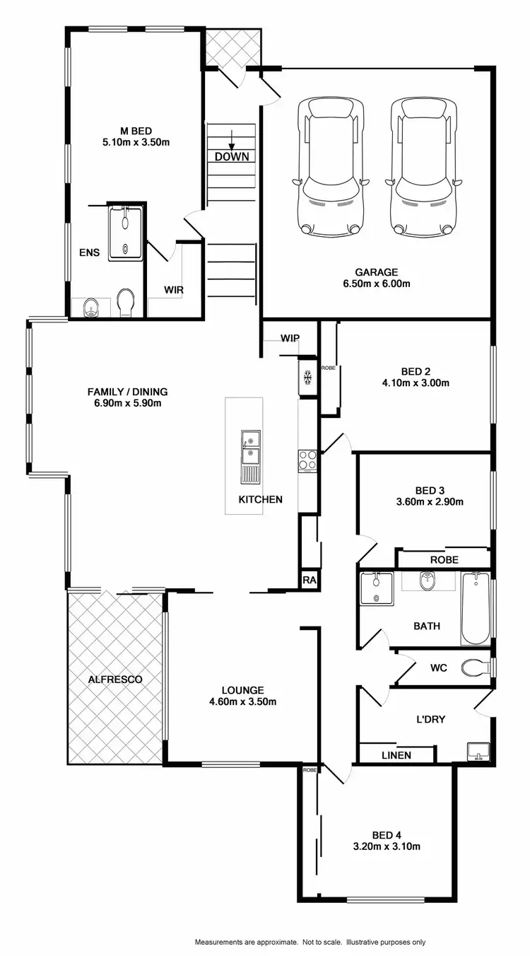 Floorplan of Homely house listing, 9 Jacks Place, Wodonga VIC 3690