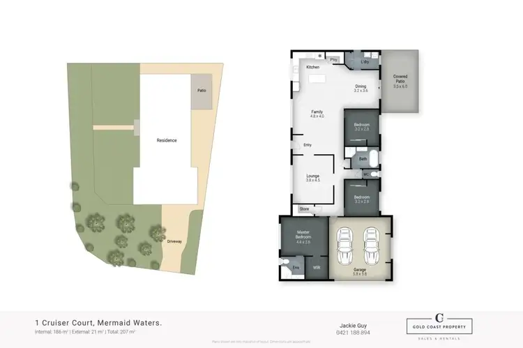 Floorplan of Homely house listing, 1 Cruiser Court, Mermaid Waters QLD 4218