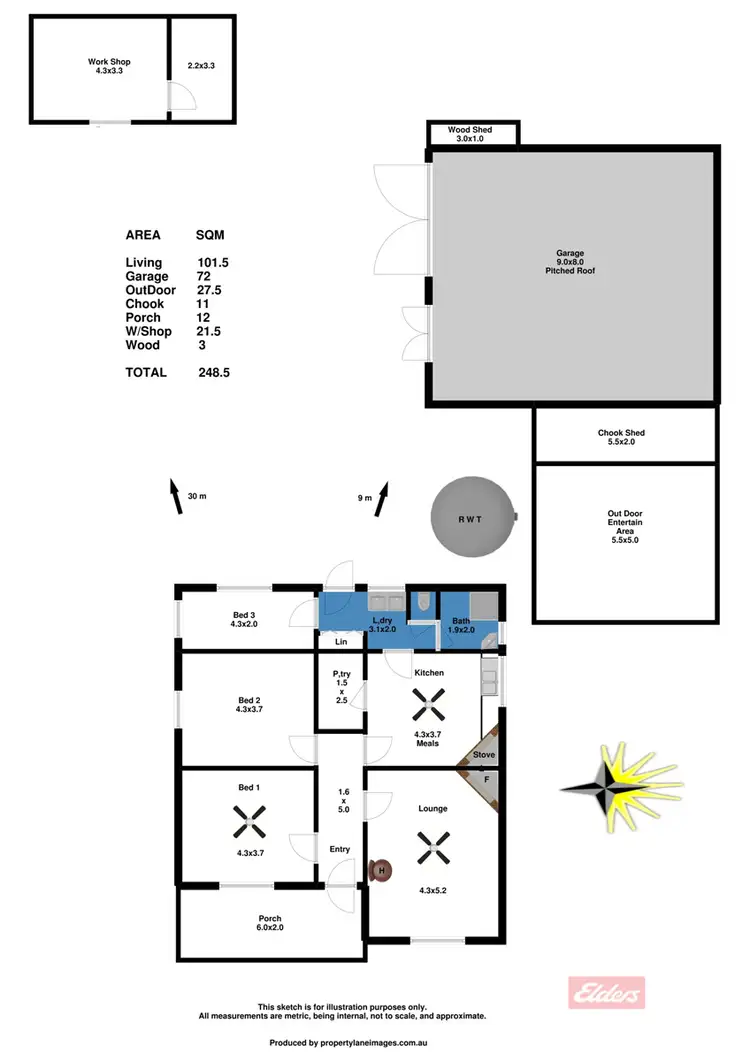 Floorplan of Homely house listing, 39 Adams Road, Williamstown SA 5351