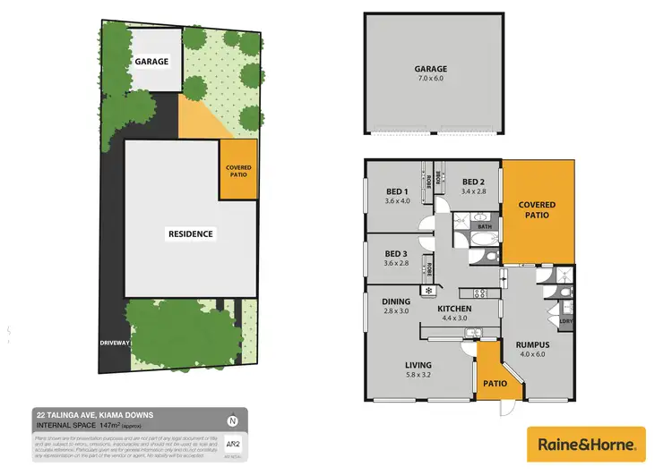 Floorplan of Homely house listing, 22 Talinga Avenue, Kiama Downs NSW 2533