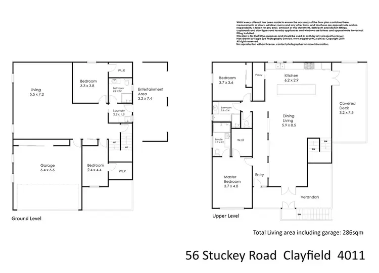 Floorplan of Homely house listing, 56 Stuckey Road, Clayfield QLD 4011