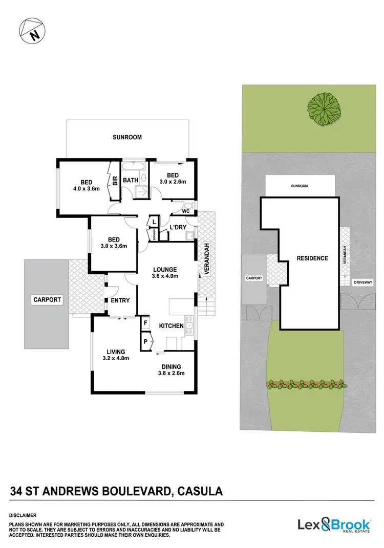 Floorplan of Homely house listing, 34 St Andrews Boulevard, Casula NSW 2170