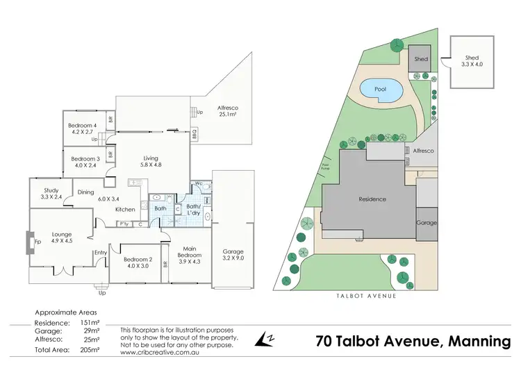 Floorplan of Homely house listing, 70 Talbot Avenue, Manning WA 6152