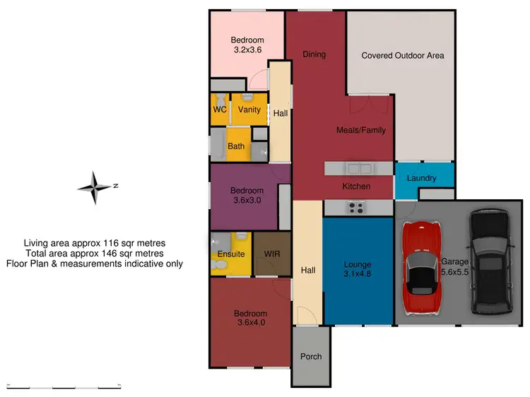 Floorplan of Homely house listing, 5 Maroney Close, Orange NSW 2800
