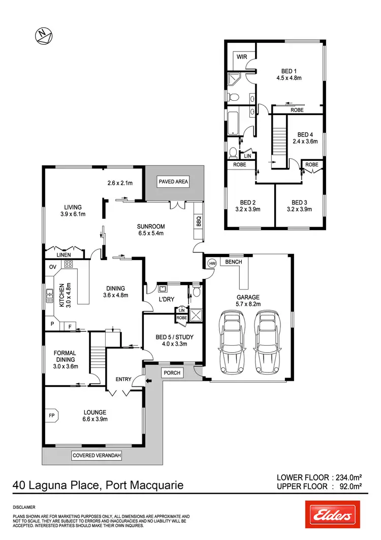 Floorplan of Homely house listing, 40 Laguna Place, Port Macquarie NSW 2444