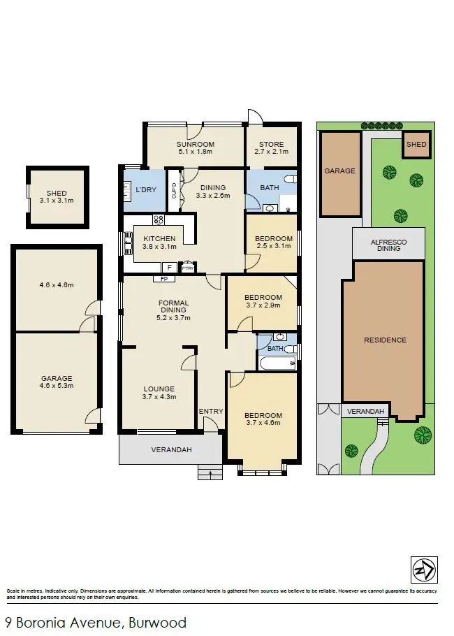 Floorplan of Homely house listing, 9 Boronia Avenue, Burwood NSW 2134