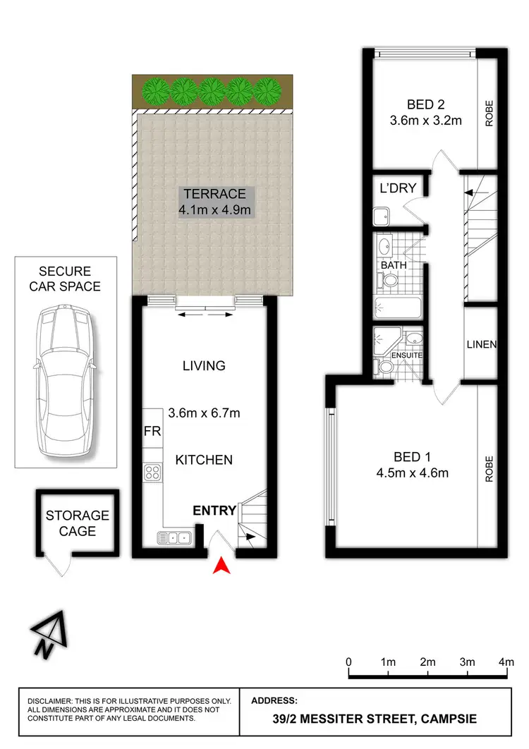 Floorplan of Homely apartment listing, 39/2 Messiter Street, Campsie NSW 2194