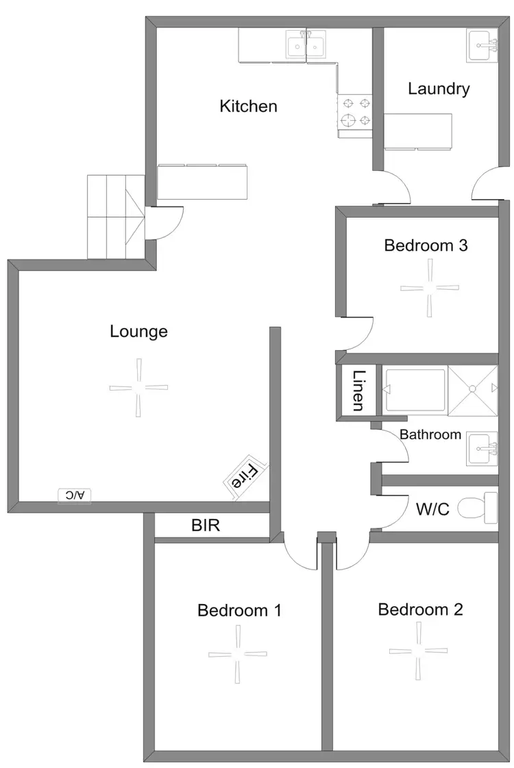 Floorplan of Homely house listing, 47 Densley Avenue, Bordertown SA 5268