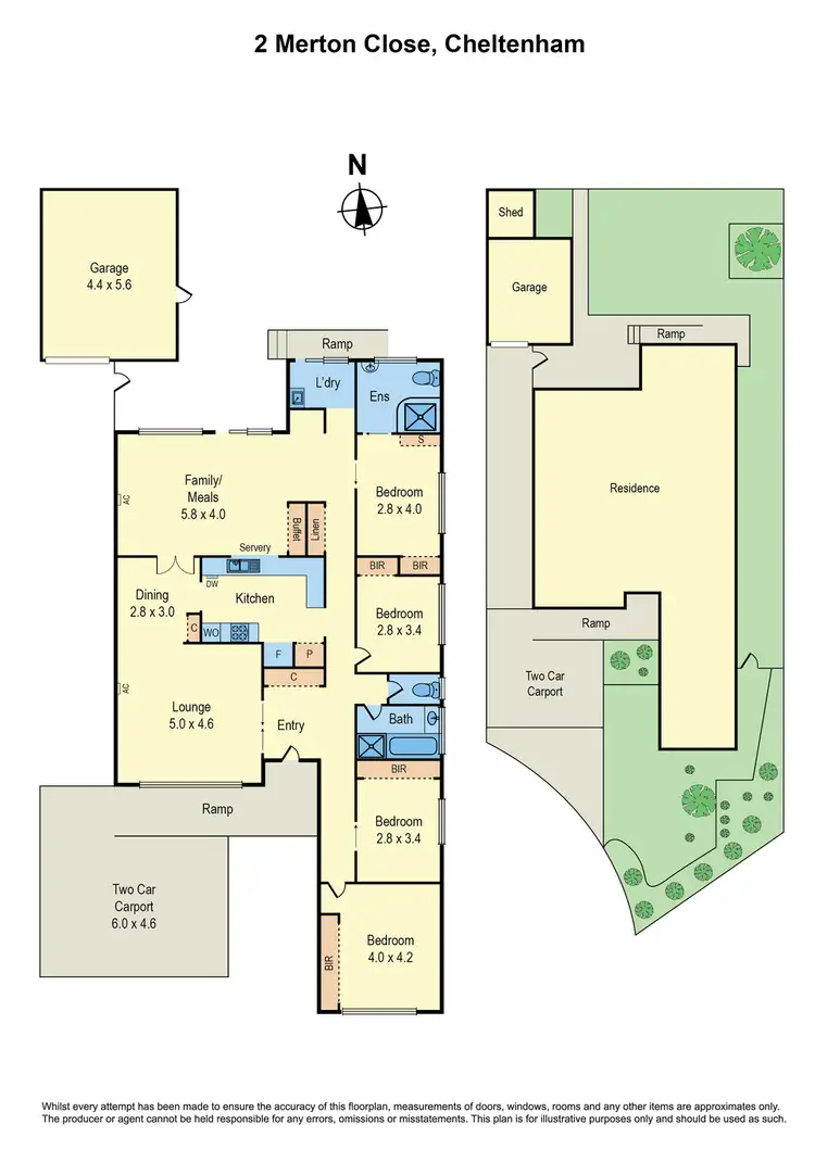 Floorplan of Homely house listing, 2 Merton Close, Cheltenham VIC 3192