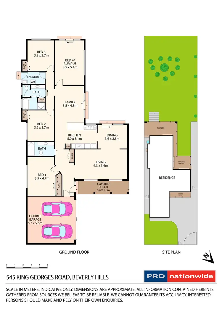 Floorplan of Homely house listing, 545 King Georges Road, Beverly Hills NSW 2209