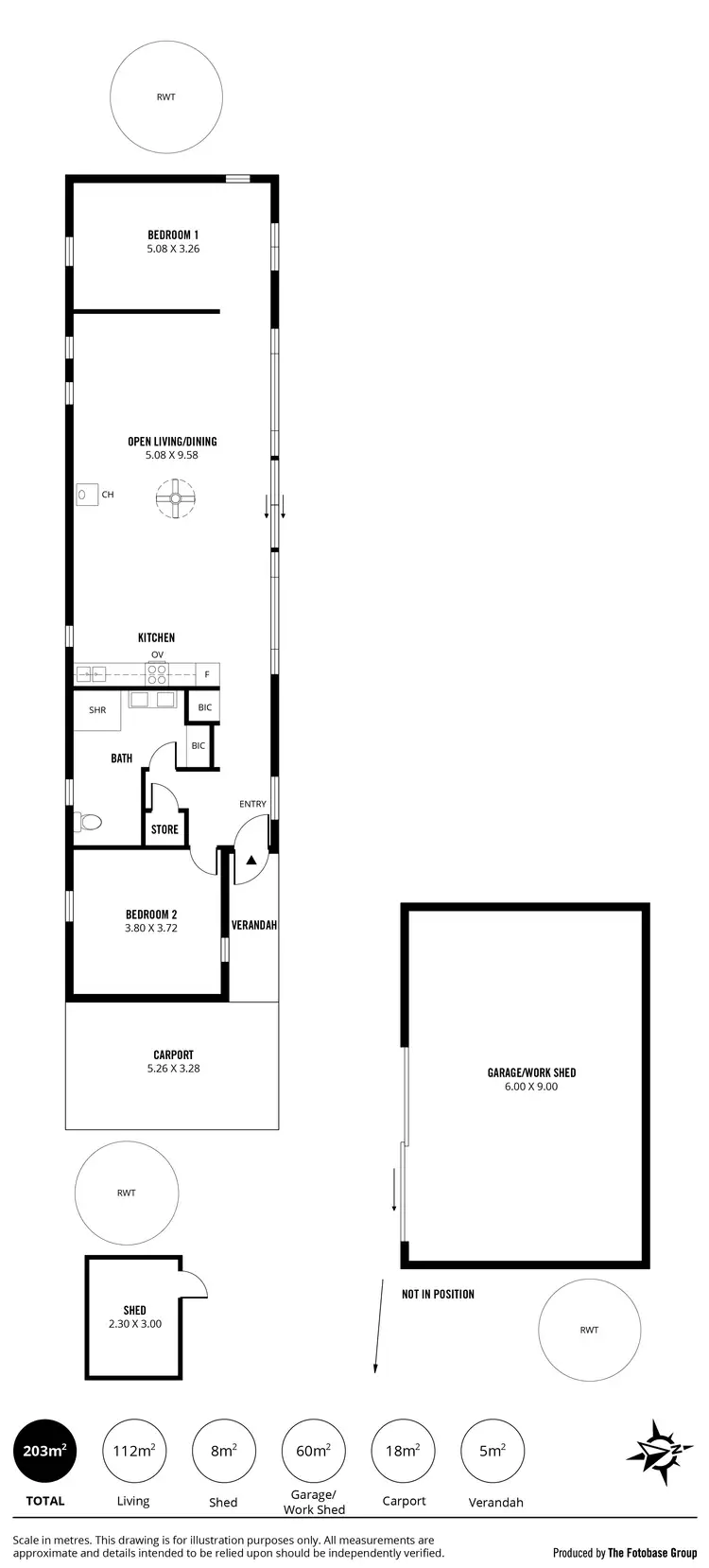 Floorplan of Homely house listing, 214 Kindaruar Road, Clayton Bay SA 5256