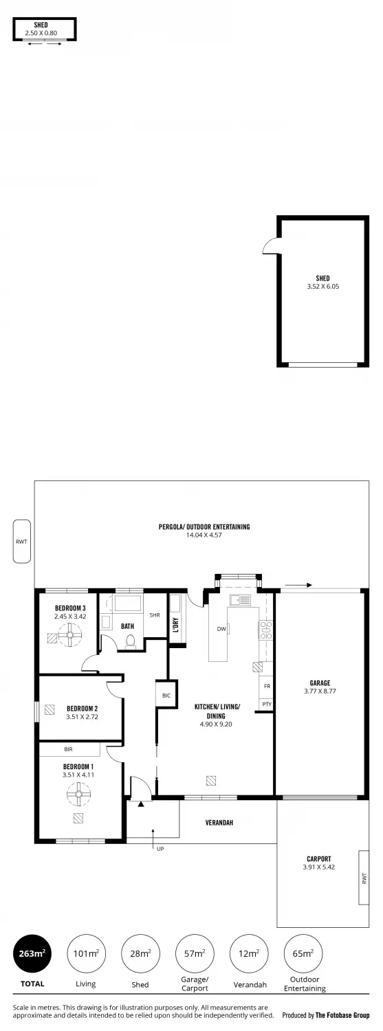 Floorplan of Homely house listing, 82 Lewis Road, Glynde SA 5070