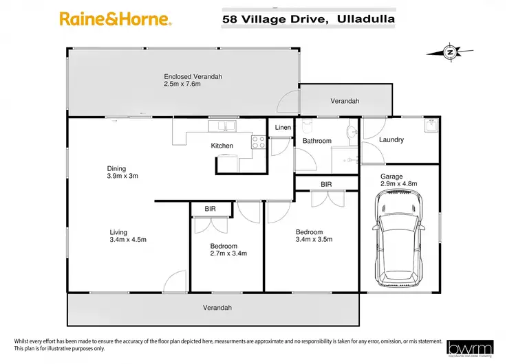 Floorplan of Homely house listing, 58 Village Drive, Ulladulla NSW 2539