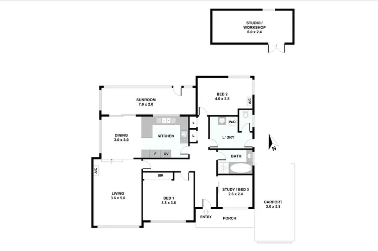 Floorplan of Homely house listing, 4 Shelshaw Street, Melville WA 6156