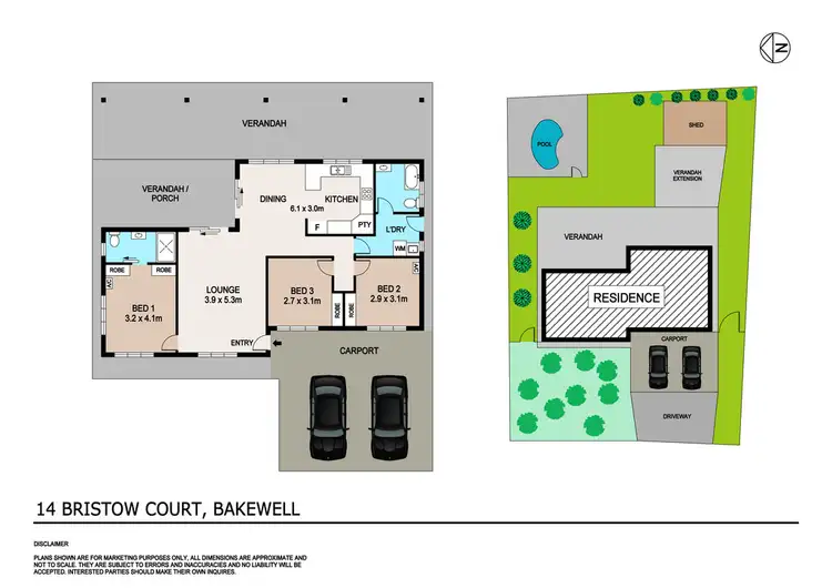 Floorplan of Homely house listing, 14 Bristow Court, Bakewell NT 832