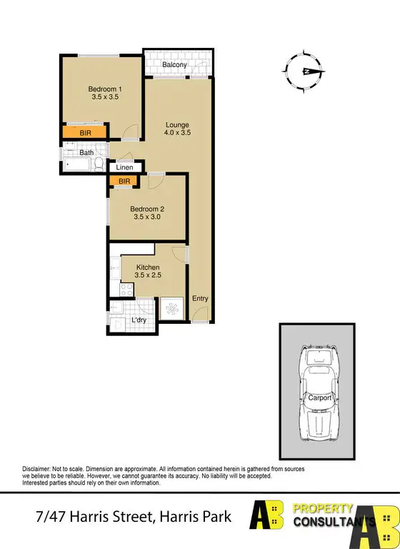 Floorplan of Homely unit listing, 7/47 Harris Street, Harris Park NSW 2150
