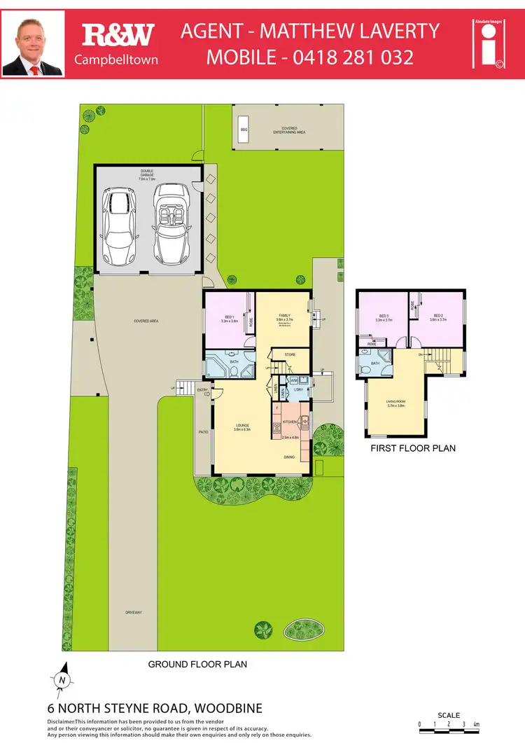 Floorplan of Homely house listing, 6 North Steyne Road, Woodbine NSW 2560