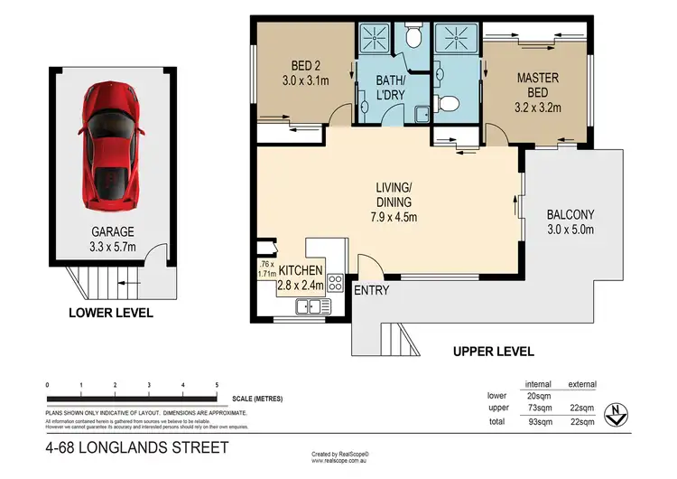Floorplan of Homely unit listing, 4/68 Longlands Street, East Brisbane QLD 4169