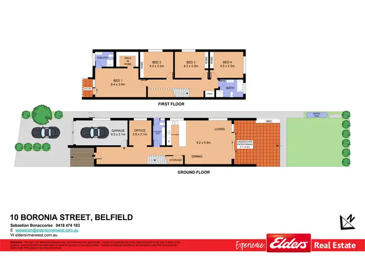 Floorplan of Homely house listing, 10 Boronia Street, Belfield NSW 2191