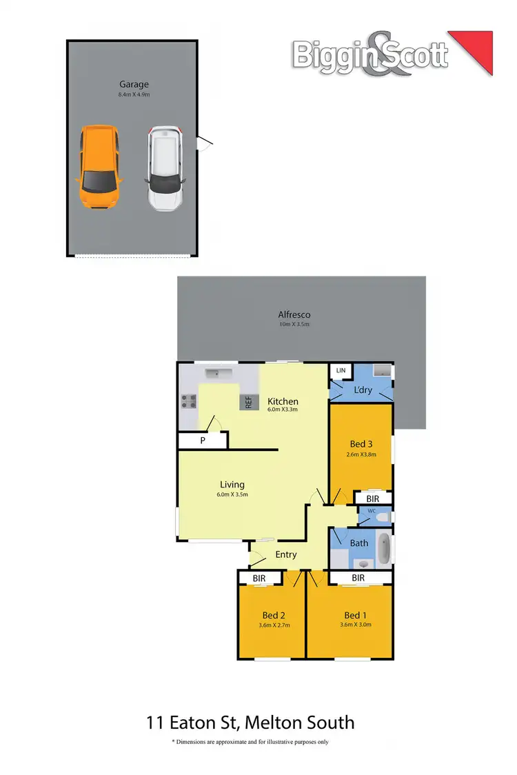 Floorplan of Homely house listing, 11 Eaton Street, Melton South VIC 3338