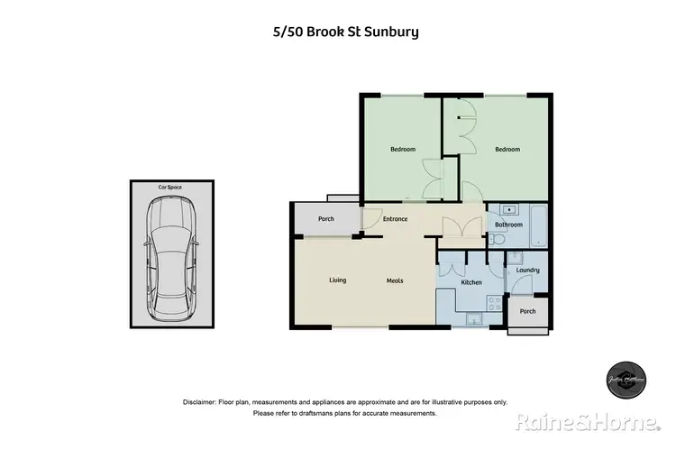 Floorplan of Homely unit listing, 5/50 Brook Street, Sunbury VIC 3429