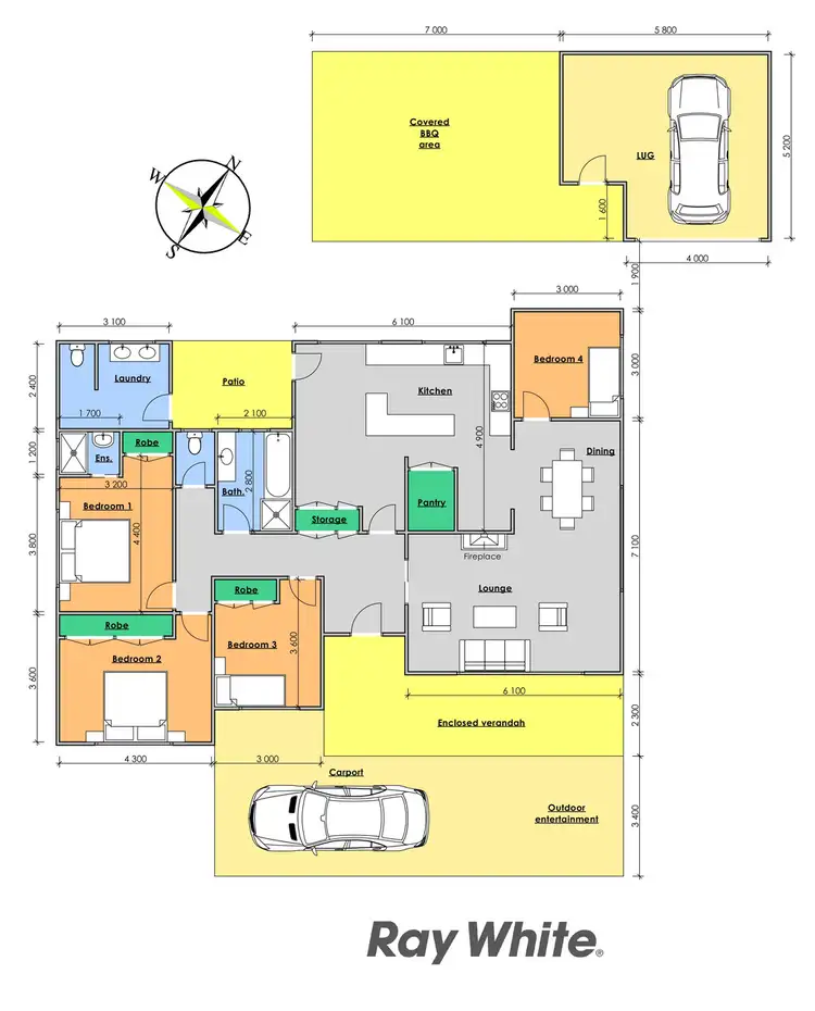 Floorplan of Homely house listing, 13 Hibiscus Close, Taree NSW 2430