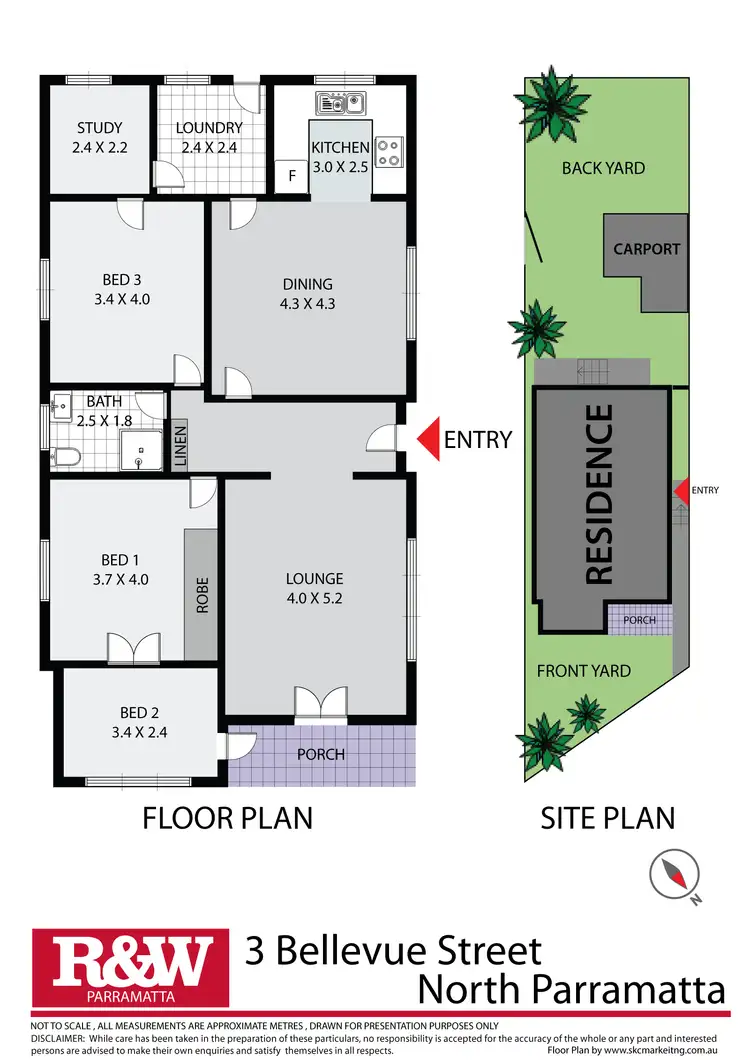 Floorplan of Homely house listing, 3 Bellevue Street, North Parramatta NSW 2151