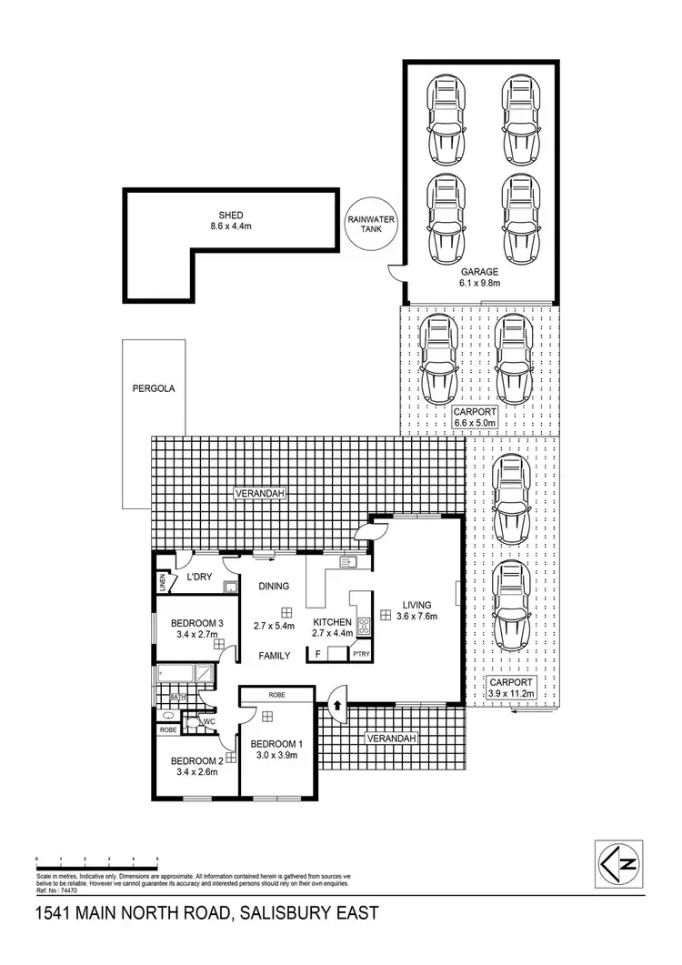 Floorplan of Homely house listing, 1541 Main North Road, Salisbury East SA 5109