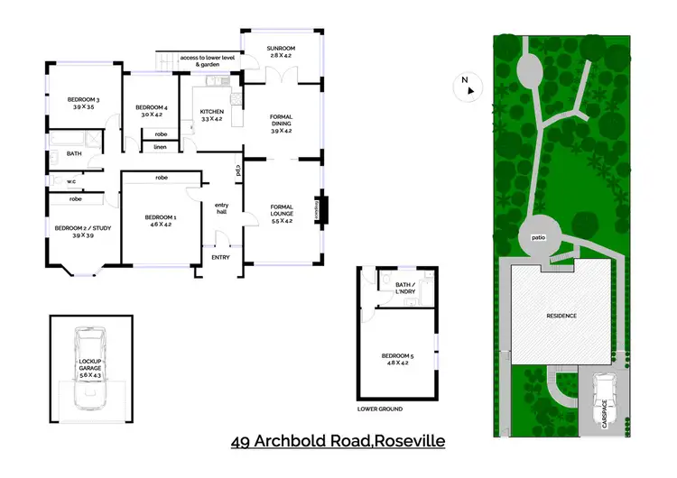 Floorplan of Homely house listing, 49 Archbold Road, Roseville NSW 2069