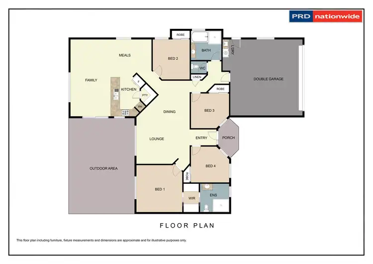 Floorplan of Homely house listing, 33 Janelle Street, Tamworth NSW 2340