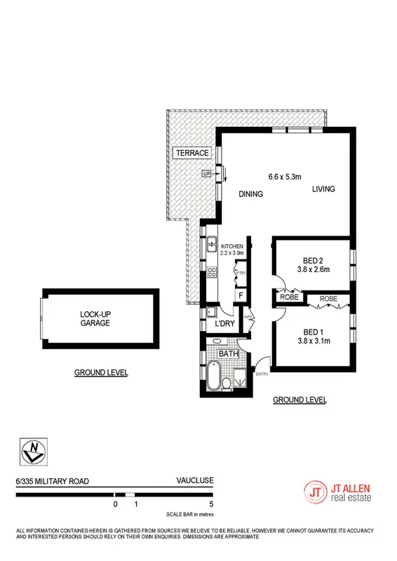 Floorplan of Homely apartment listing, 6/335 Military, Vaucluse NSW 2030