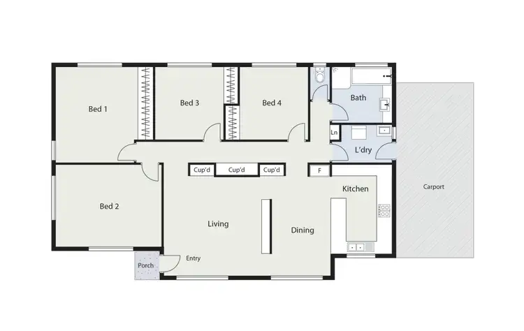 Floorplan of Homely house listing, 13 Bacchus Circuit, Kambah ACT 2902
