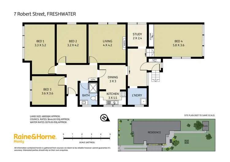 Floorplan of Homely house listing, 7 Robert Street, Freshwater NSW 2096