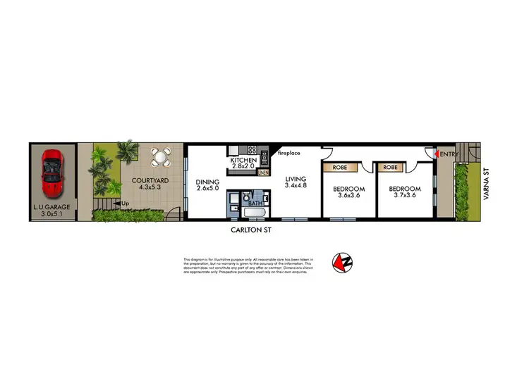 Floorplan of Homely house listing, 42 Varna Street, Waverley NSW 2024