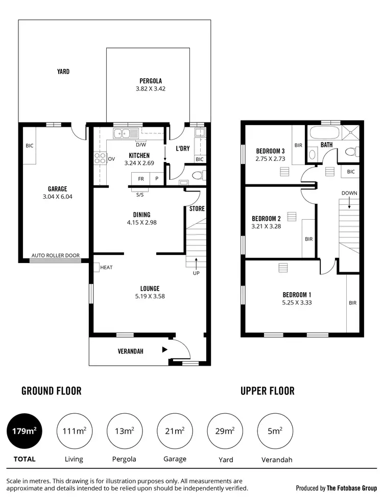 Floorplan of Homely townhouse listing, 3/120 Cross Rd, Highgate SA 5063
