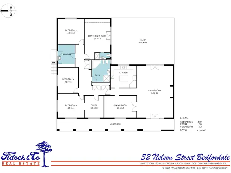 Floorplan of Homely semi-detached listing, 32 Nelson Street, Bedfordale WA 6112