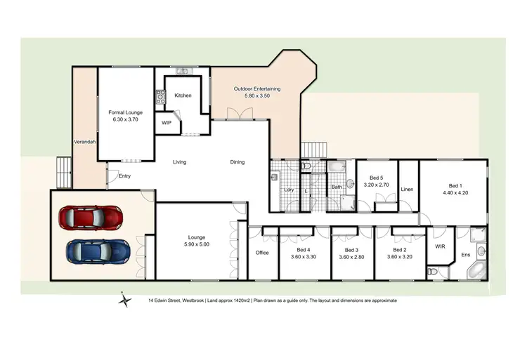 Floorplan of Homely house listing, 14 Edwin Street, Westbrook QLD 4350