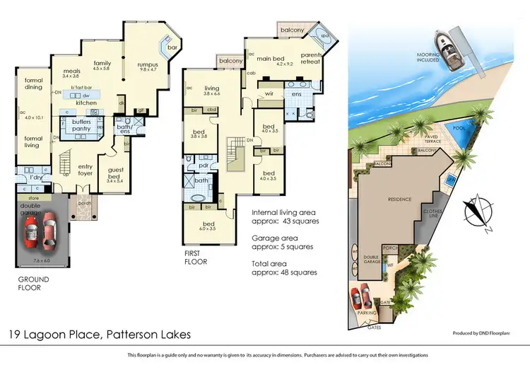 Floorplan of Homely house listing, 19 Lagoon Place, Patterson Lakes VIC 3197