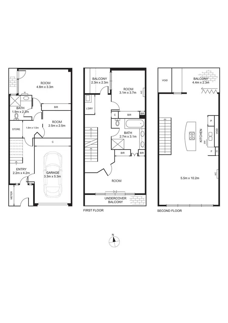 Floorplan of Homely house listing, 51 Butler Street, Richmond VIC 3121