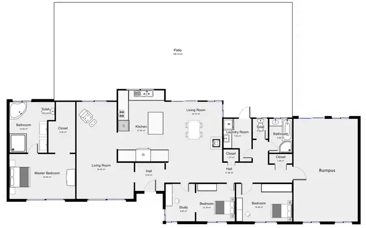 Floorplan of Homely house listing, 28 Stockmans Drive, Irymple VIC 3498