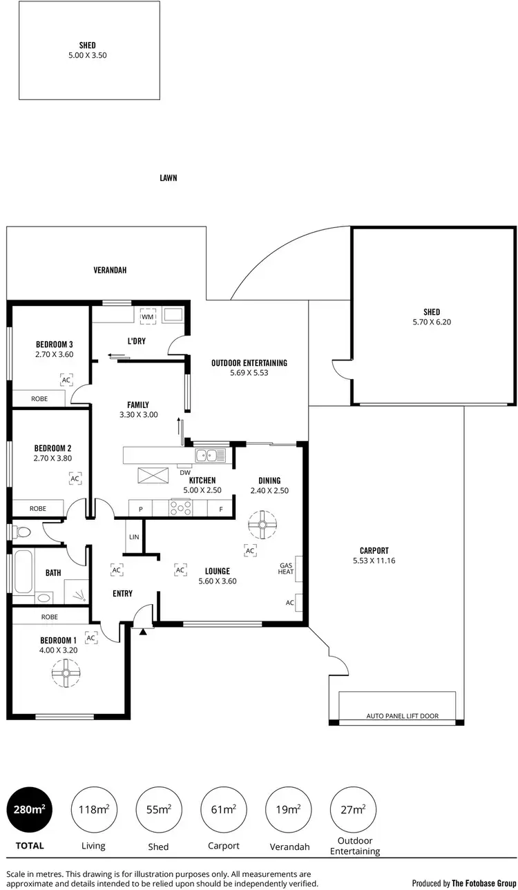 Floorplan of Homely house listing, 32 Lomalinda Drive, Craigmore SA 5114