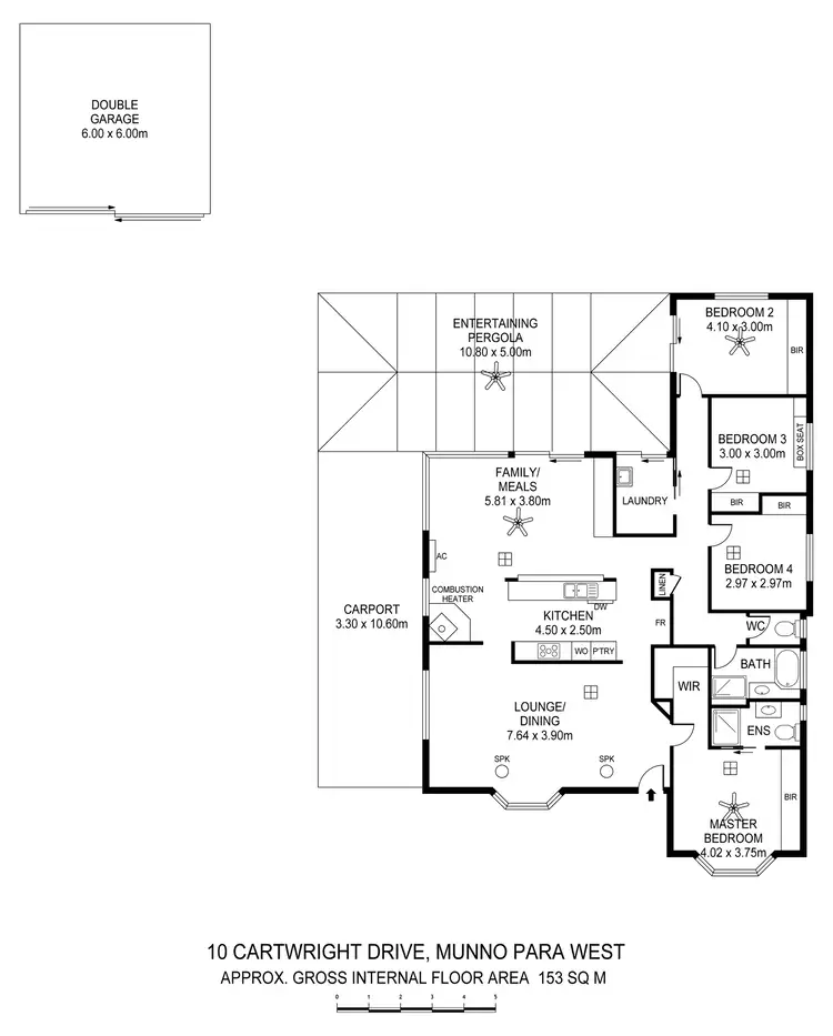 Floorplan of Homely house listing, 10 Cartwright Drive, Munno Para West SA 5115
