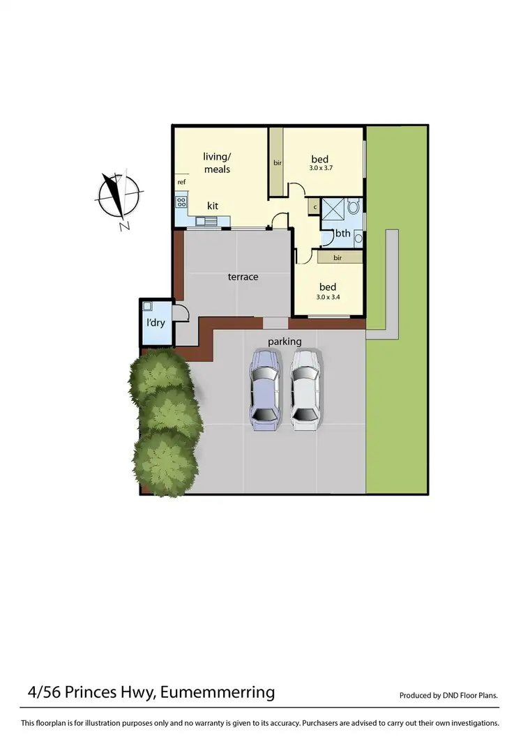 Floorplan of Homely unit listing, 4/56 Princes Highway, Eumemmerring VIC 3177