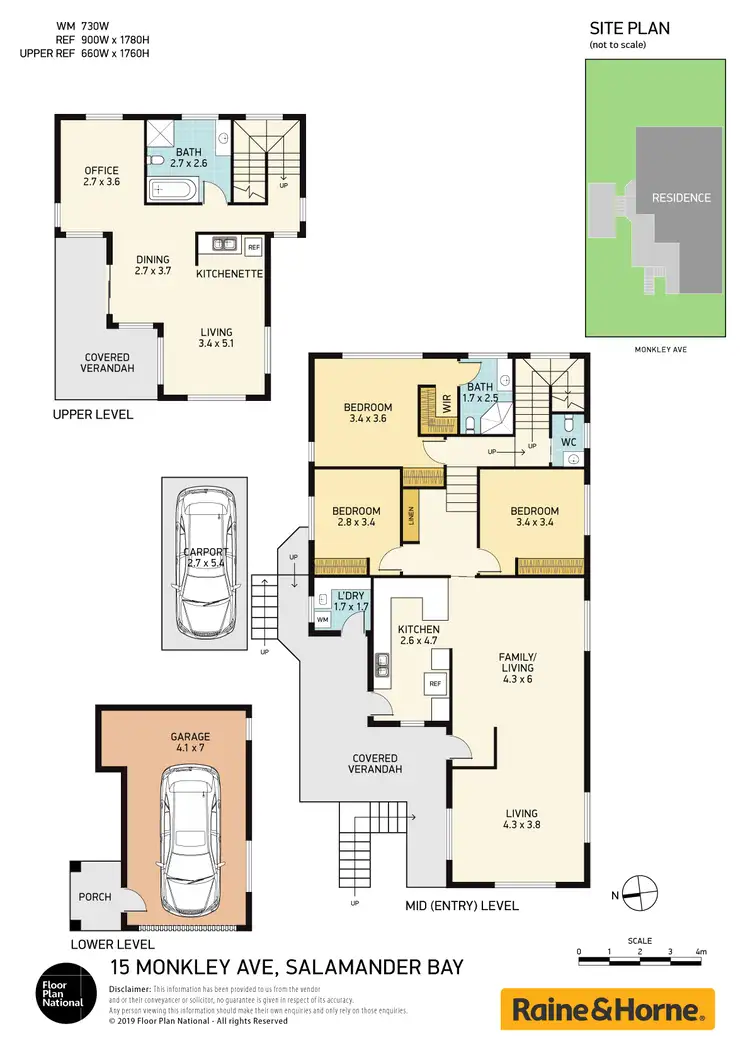 Floorplan of Homely house listing, 15 Monkley Avenue, Salamander Bay NSW 2317