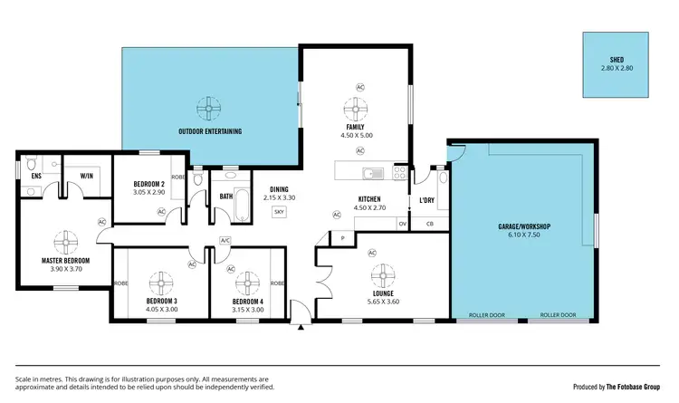 Floorplan of Homely house listing, 4 Iris Road, Aberfoyle Park SA 5159