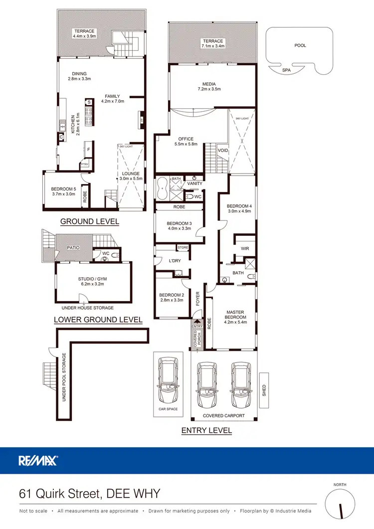 Floorplan of Homely house listing, 61 Quirk Street, Dee Why NSW 2099