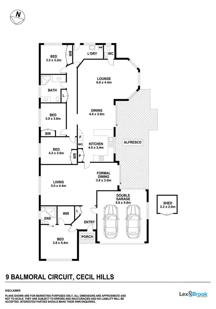 Floorplan of Homely house listing, 9 Balmoral Circuit, Cecil Hills NSW 2171